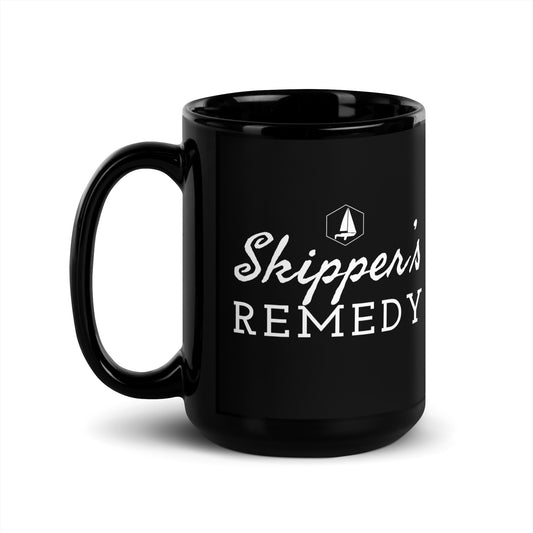 Black Glossy Mug (Skippers Remedy)