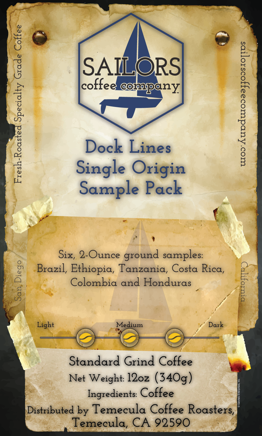Dock Lines Single Origin Sample Pack