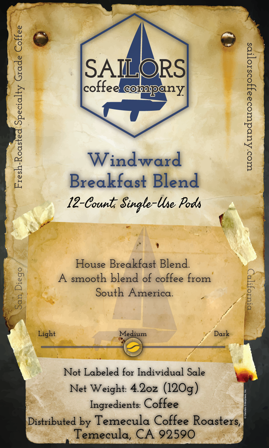 Windward Breakfast Blend [12 Single-Use Cups]