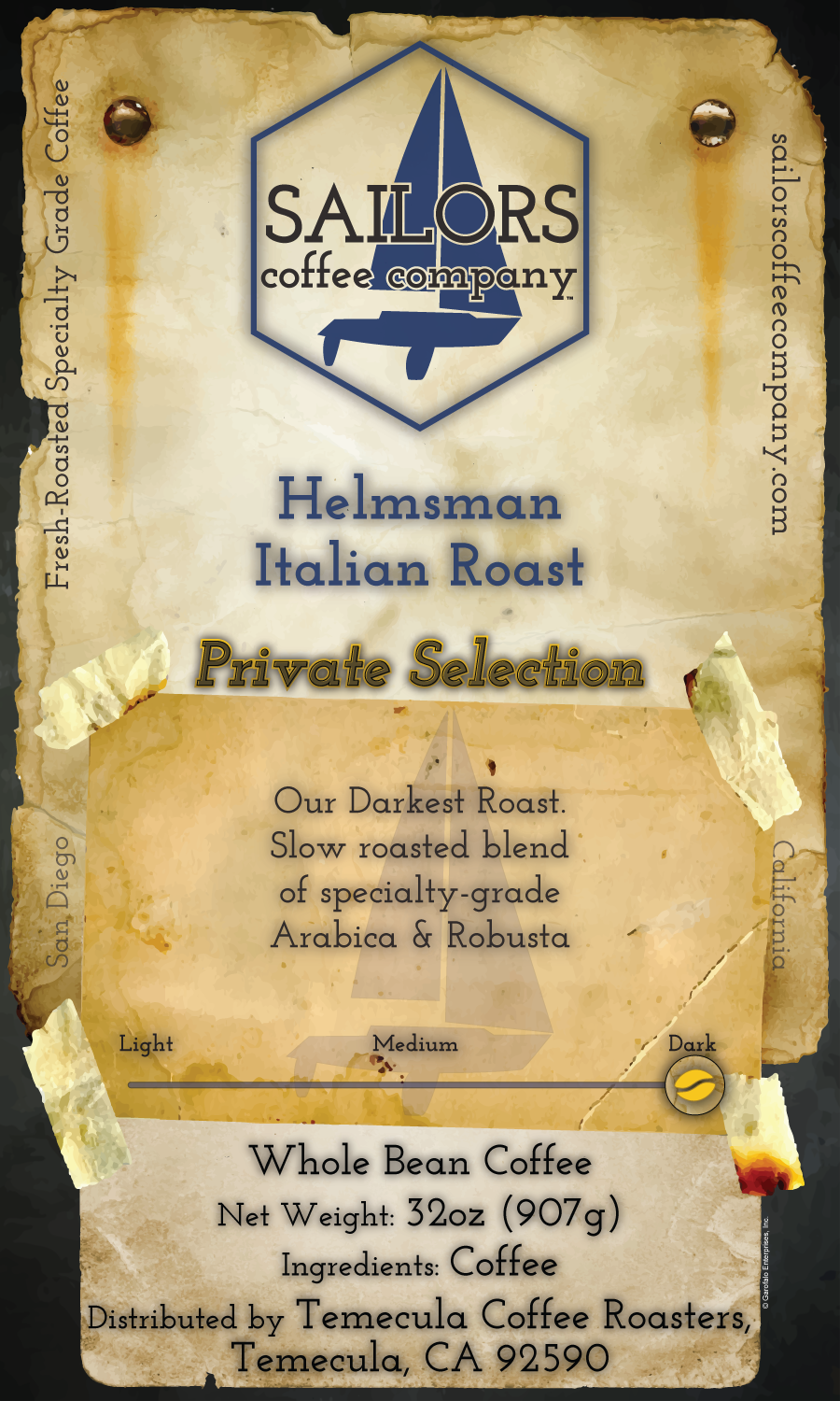 Helmsman Italian Roast - Private Selection