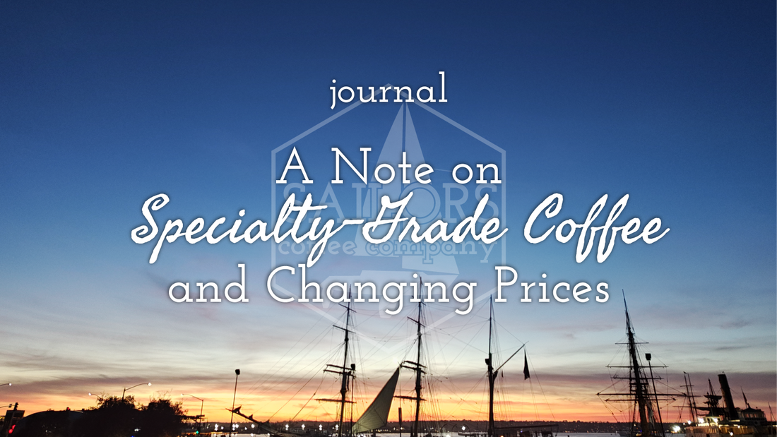 A Note on Specialty-Grade Coffee and Changing Prices