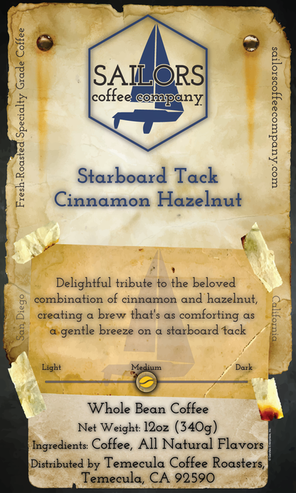 Starboard Tack Cinnamon Hazelnut