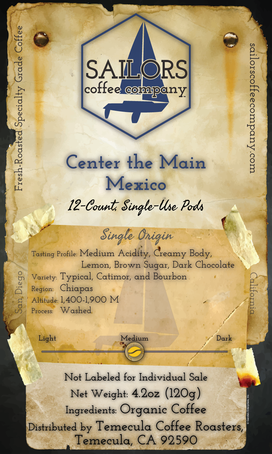 Center the Main Mexico [12 Single-Use Cups]