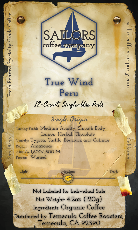 True Wind Peru [12 Single-Use Cups]