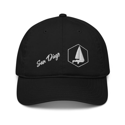 Organic dad hat (Sailors Sailboat San Diego)