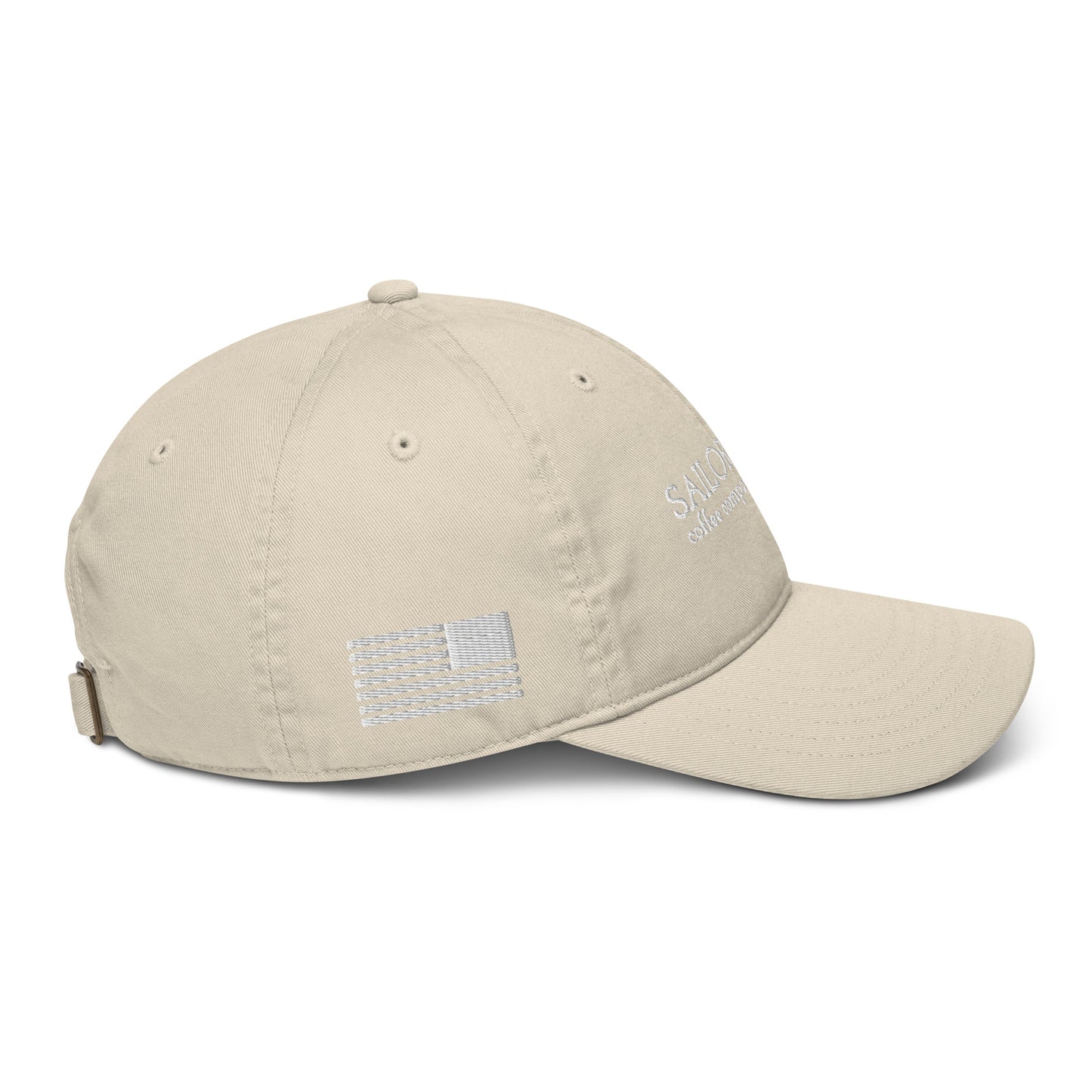 Organic dad hat (US Flag)