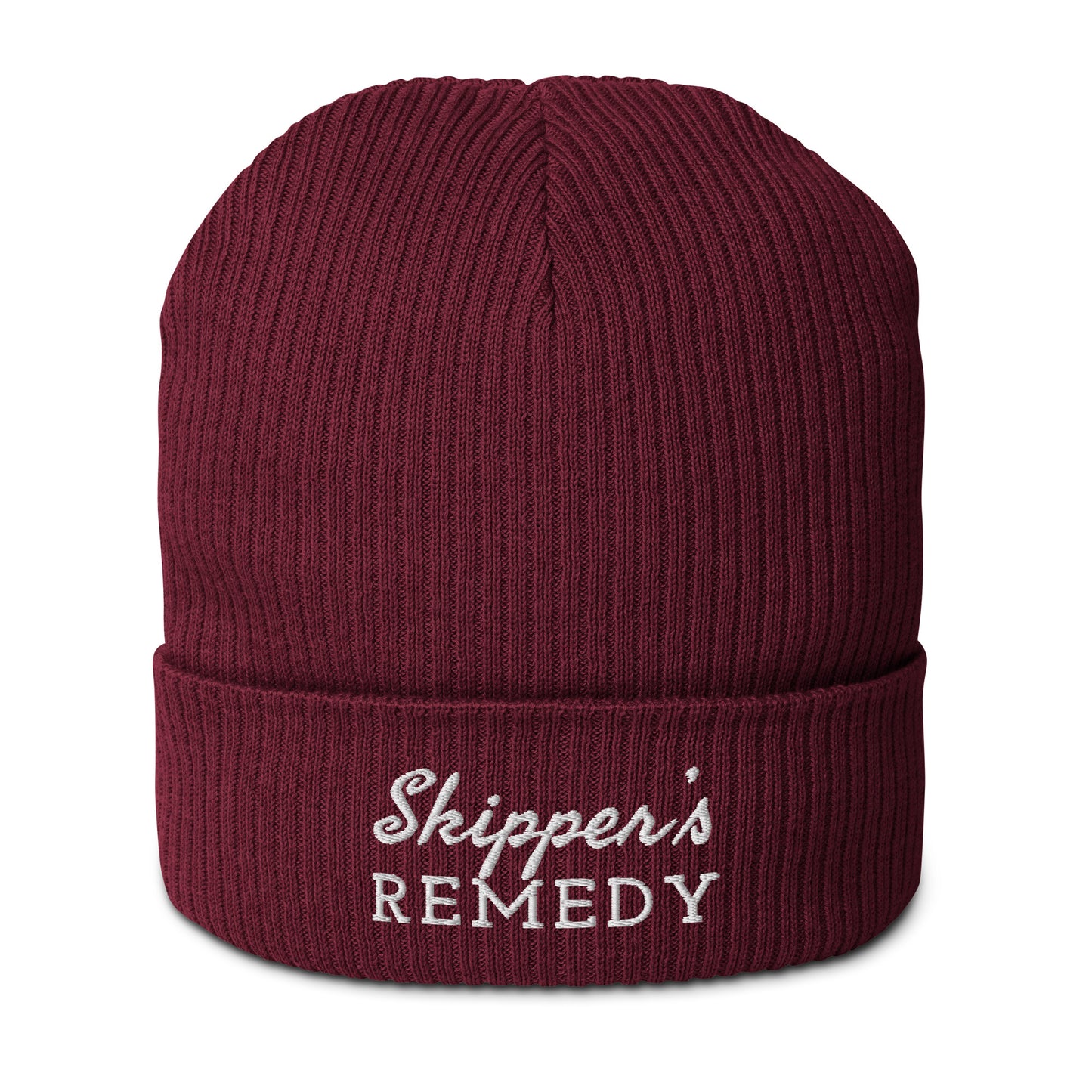 Organic ribbed beanie (Skipper's Remedy)