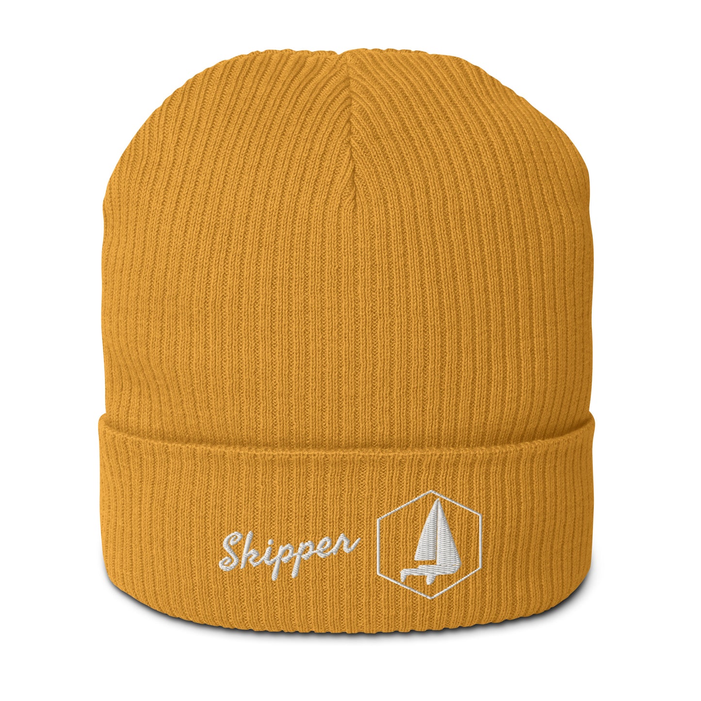 Organic ribbed beanie (Skipper)