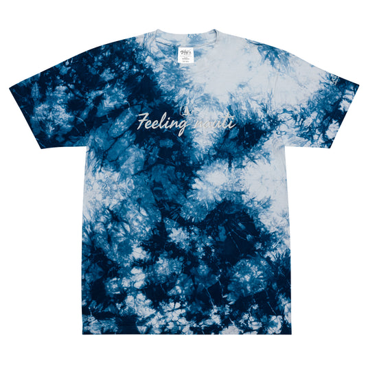 Oversized tie-dye t-shirt (Feeling nauti)