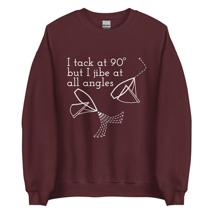 Unisex Sweatshirt (Tack at 90 Jibe at All Angles)