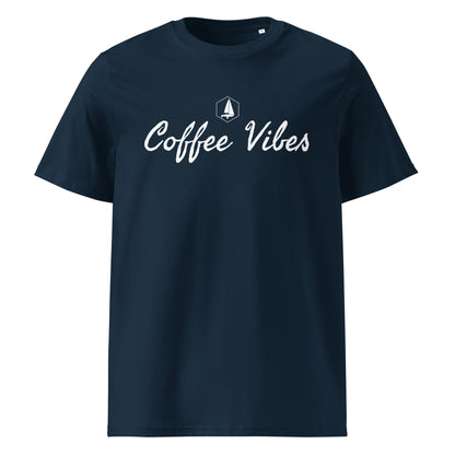 Unisex organic cotton t-shirt (Coffee Vibes)