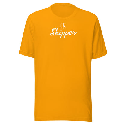 Unisex t-shirt (Sailboat, Skipper)