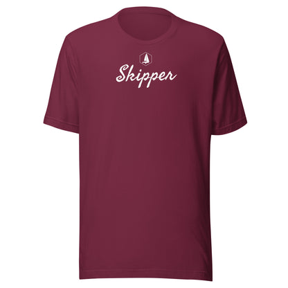 Unisex t-shirt (Sailboat, Skipper)