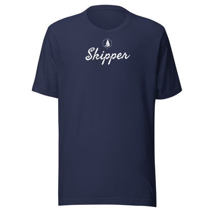 Unisex t-shirt (Sailboat, Skipper)