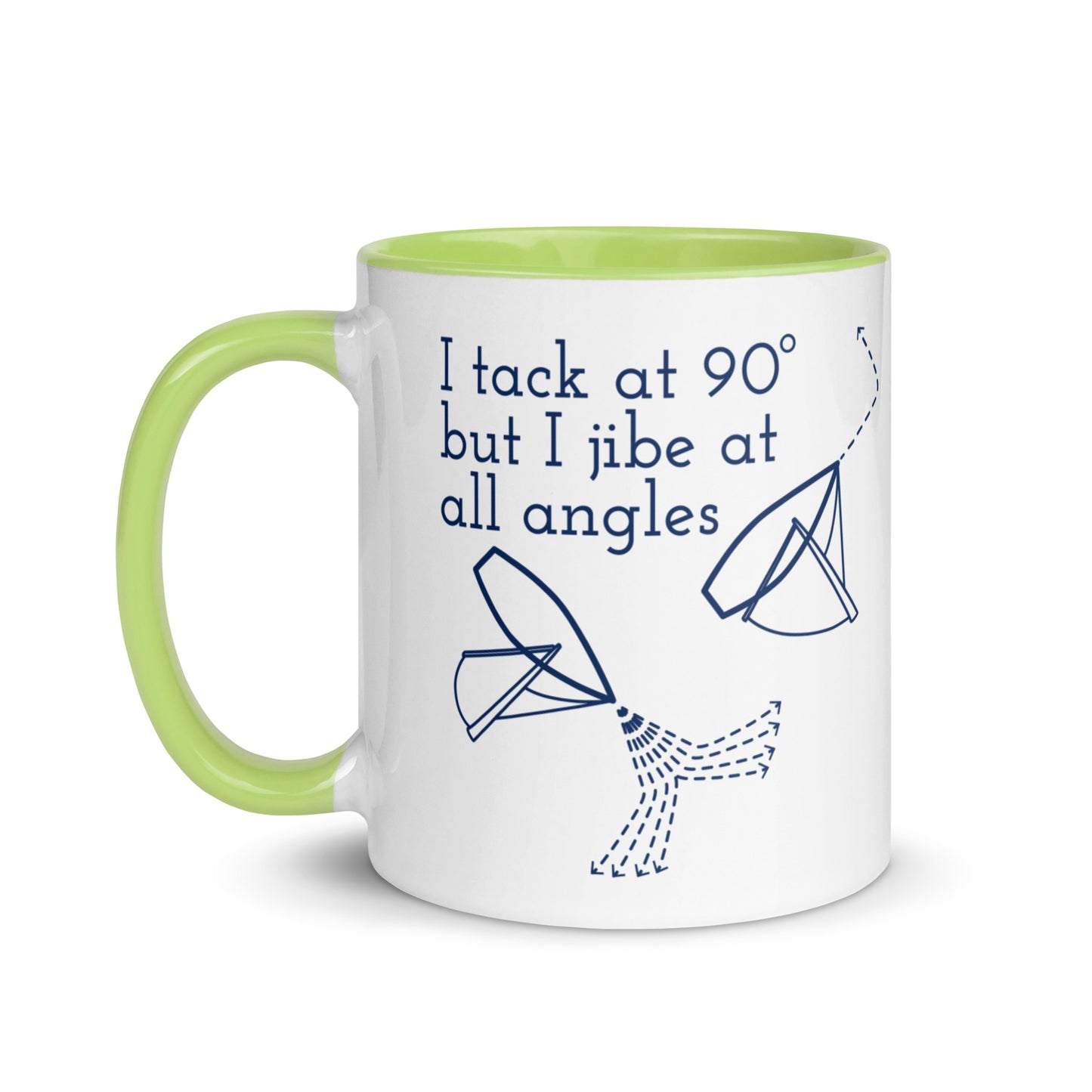 Mug with Color Inside (Tack at 90, jibe at all angles)